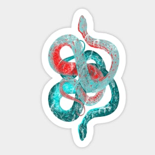 Gnostic snakes: the serpents' nest Sticker